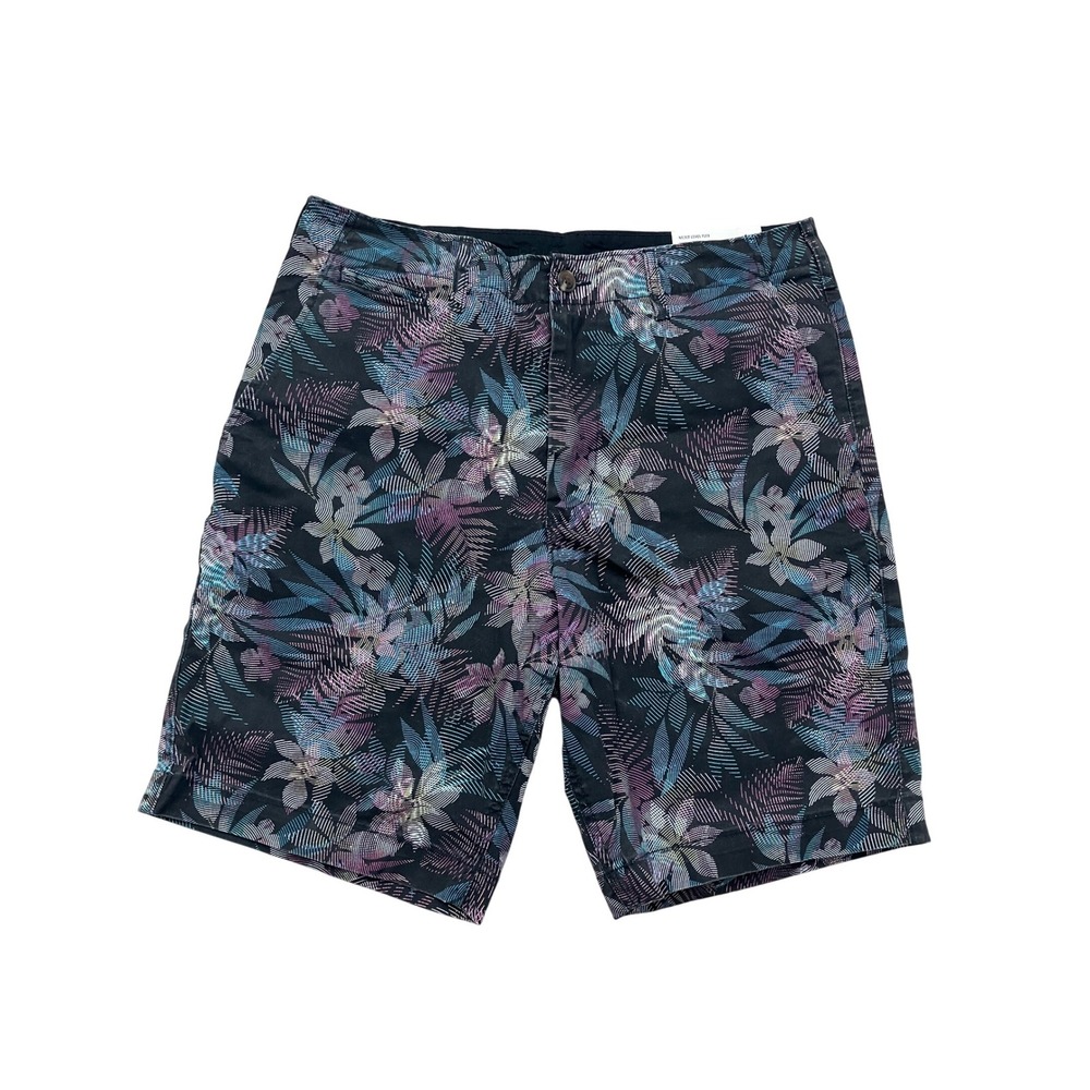 American Eagle Mens Next Level Flex‎ Classic 10 Shorts Black Tropical NWT 33